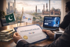 Google Launches New AI Professional Certificate Course to Bridge Global Skills Gap, Now Available in Pakistan